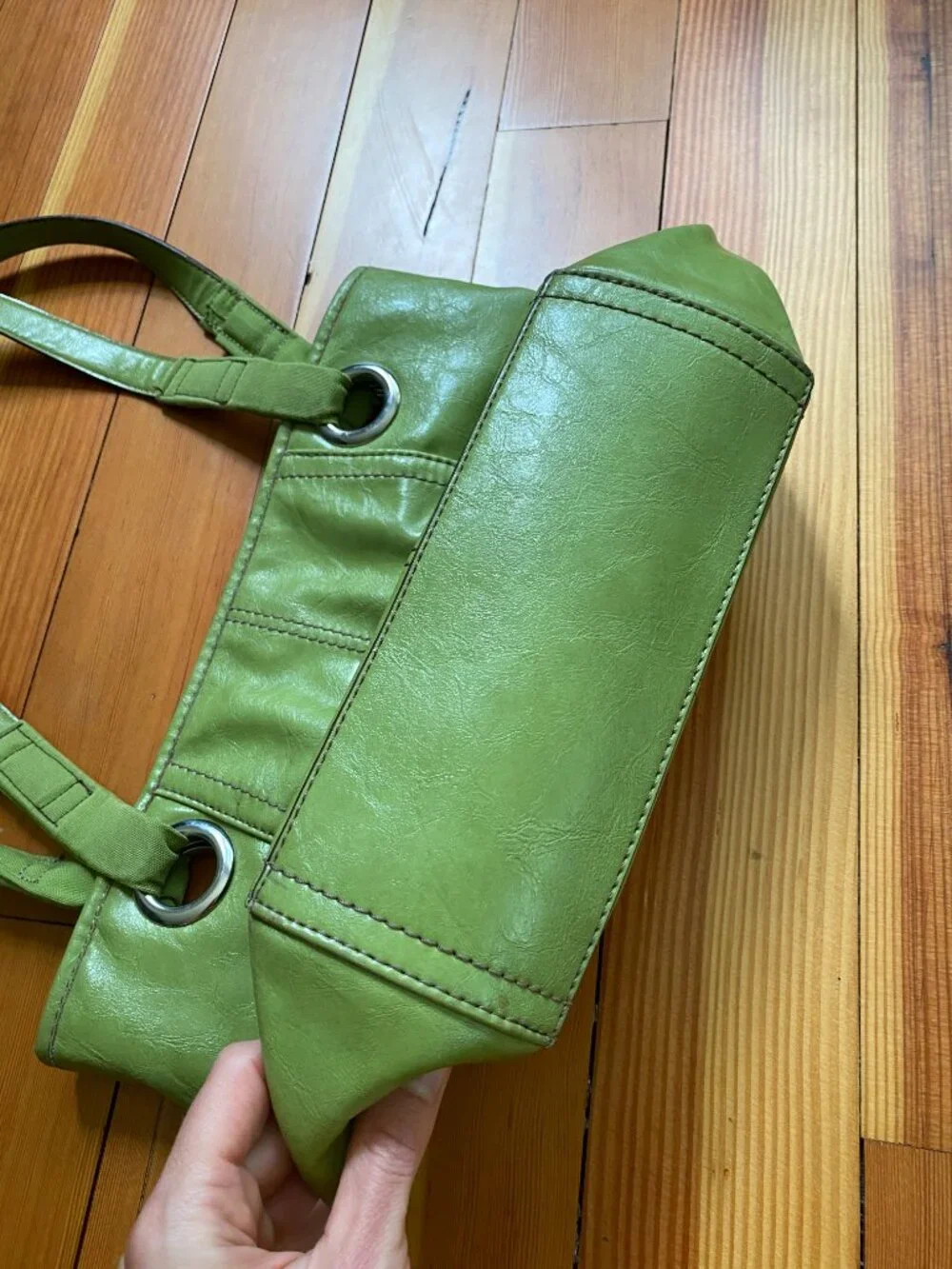 Vintage Y2K Relic Shoulder Bag in Green.